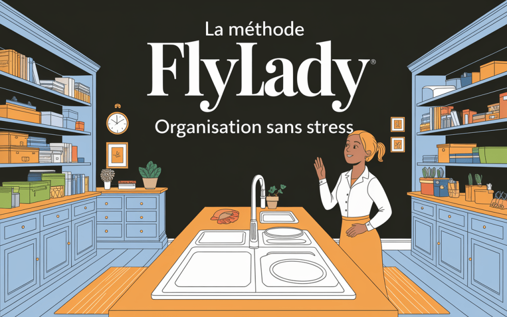 Maison organisée, évier brillant, routine ménage sans stress