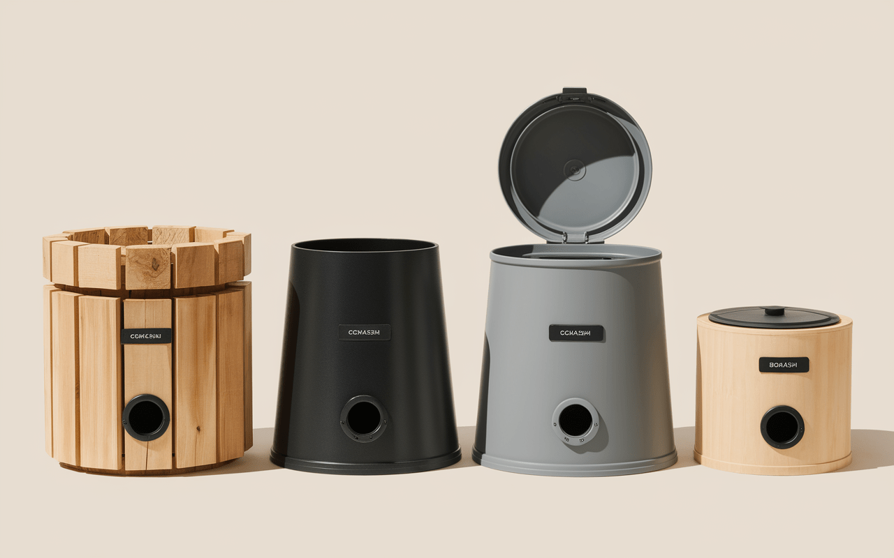 Cinq modèles de composteurs pour tous besoins