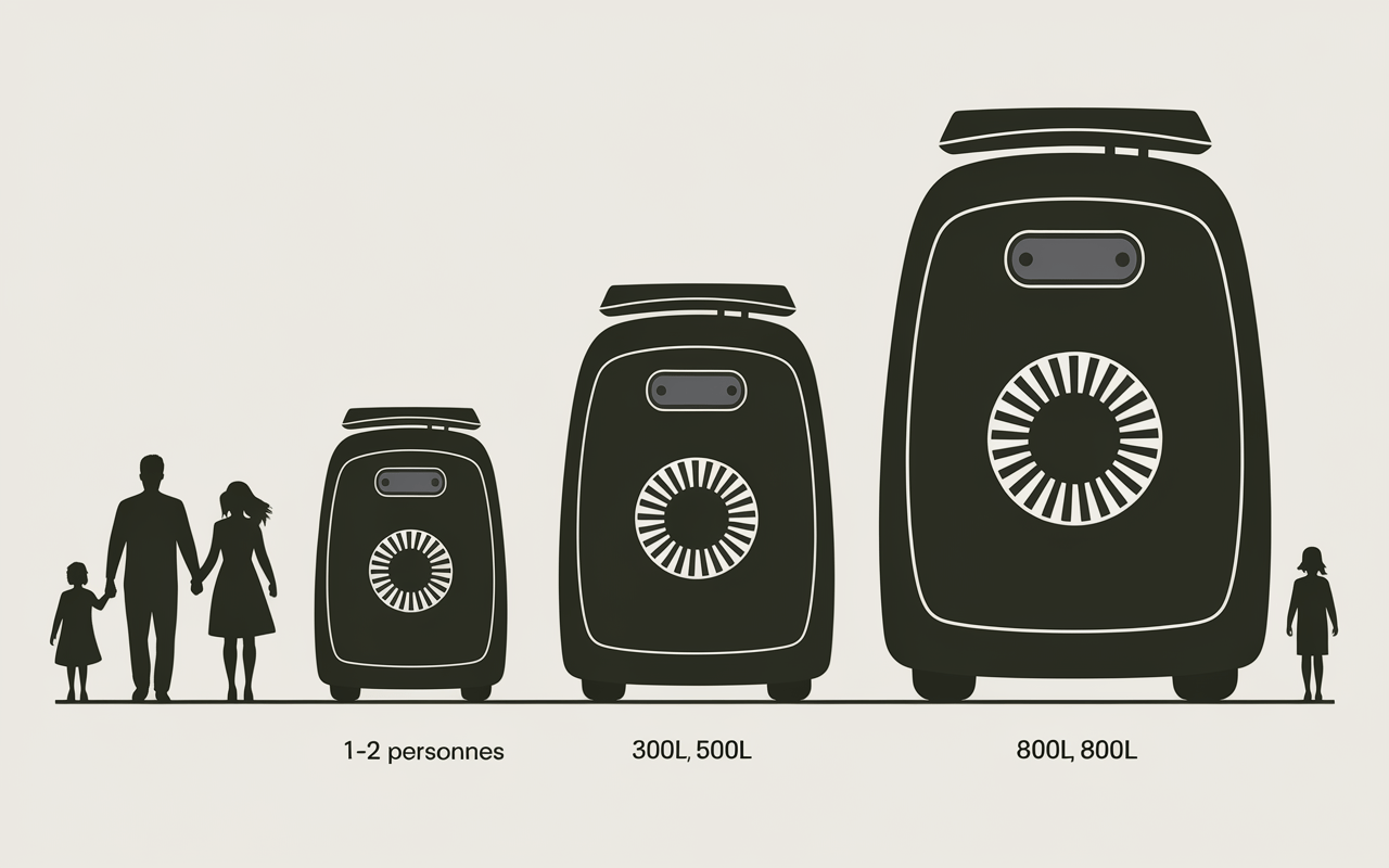 Composteurs adaptés à la taille du foyer