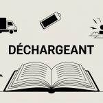 Mot déchargeant illustré dans différents contextes
