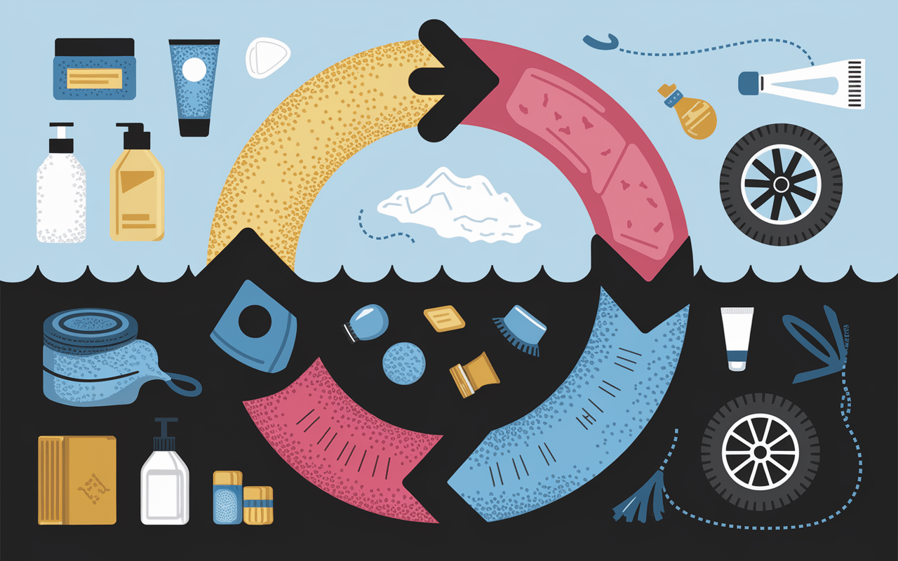 Origine et propagation des microplastiques