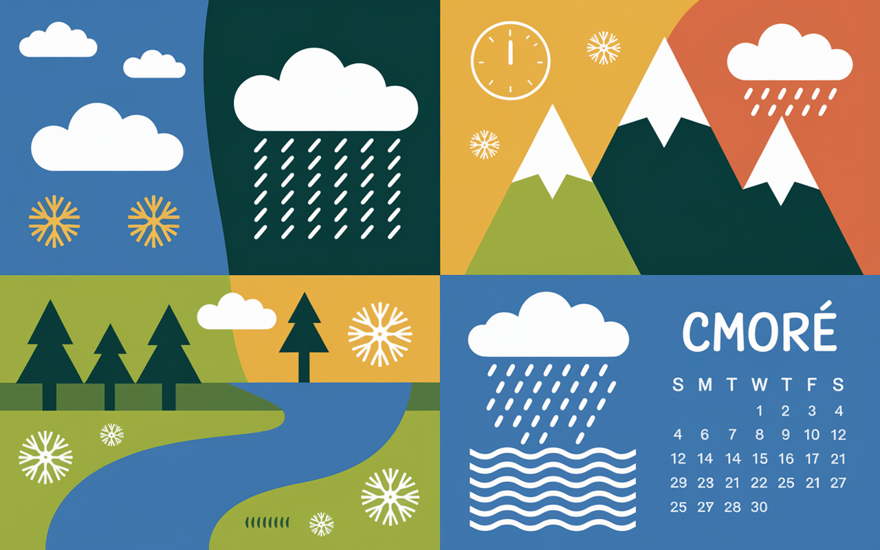 crue saisonniere causes periodes saisons symbole meteo