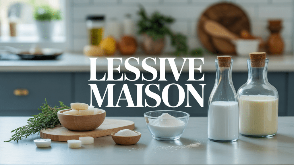 Lessivemaisonavecingredientsnaturelsdanscuisinemoderne