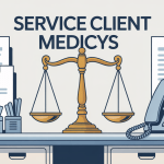 balance de justice dorée pour service clients medicys.fr