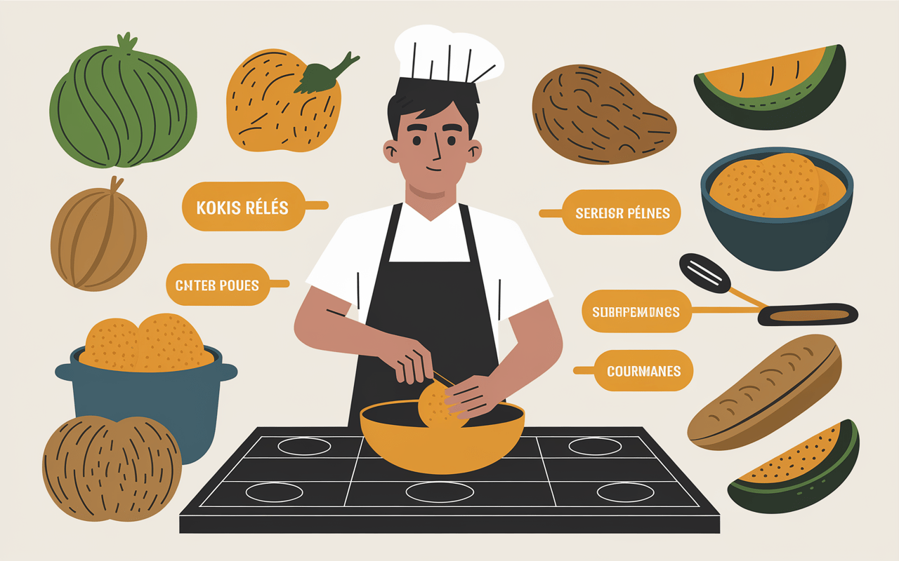 Illustration consommation kaki danger préparation mûr