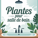 salle de bain moderne avec plantes pour salle de bain et ambiance spa