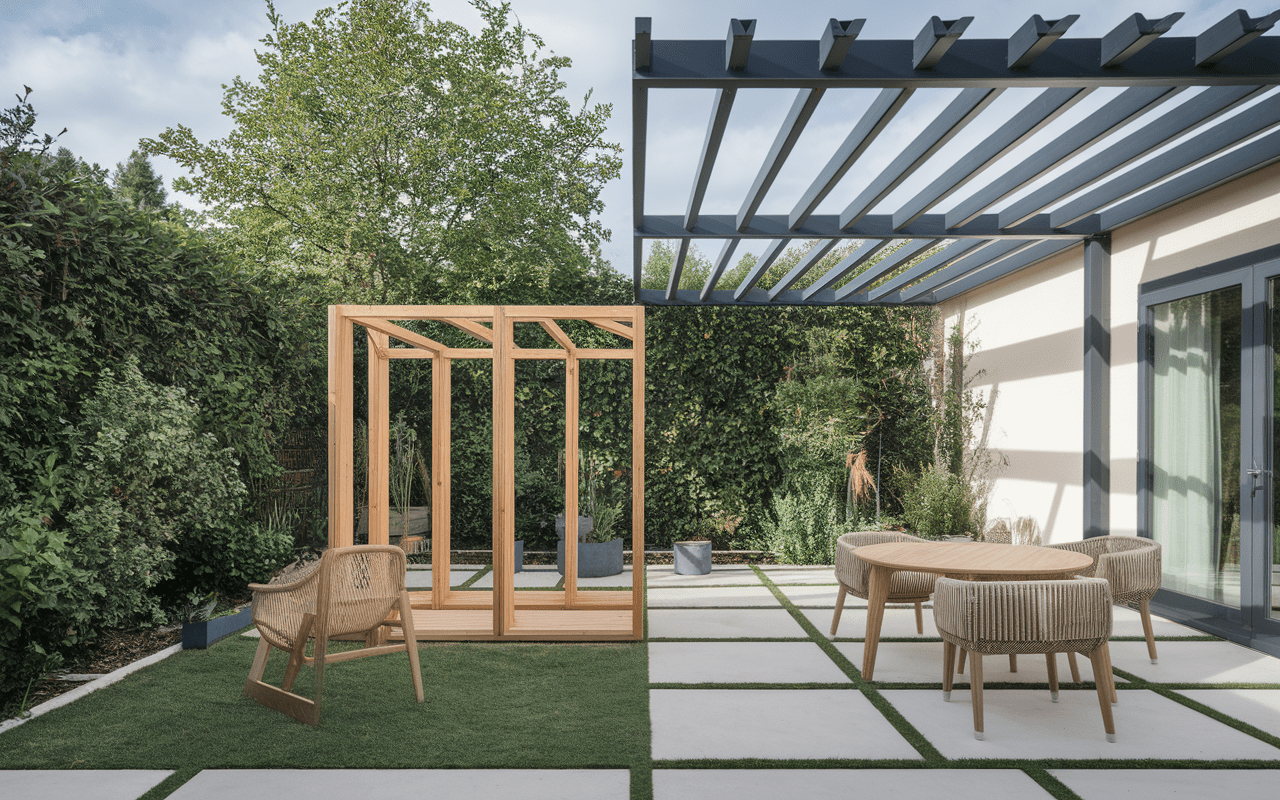 Divers types support plante grimpante bois métal plastique