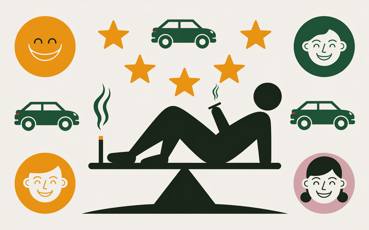 Illustration de réussite en luxopuncture