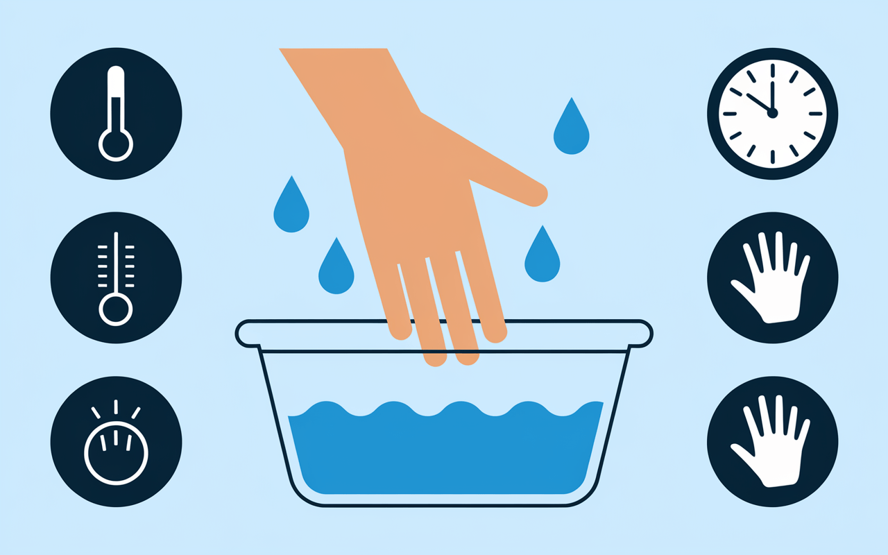 main sous eau fraîche gestes essentiels brûlure