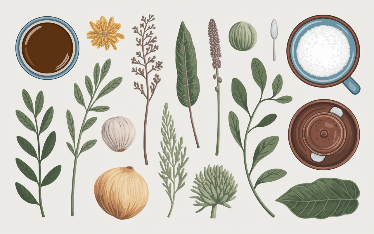 Éléments naturels rétention d'eau