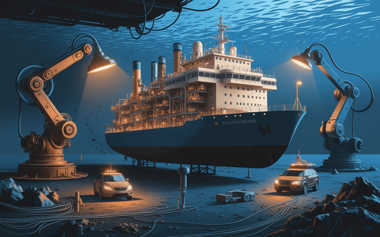 Assemblage technique deep offshore