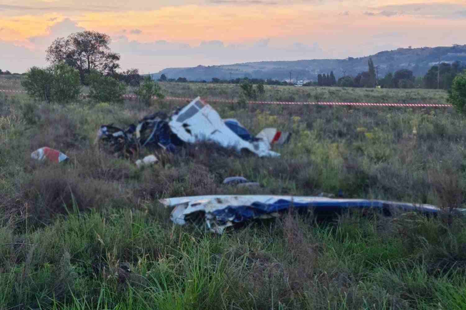 Bronkhorstpruit nature reserve light aircraft