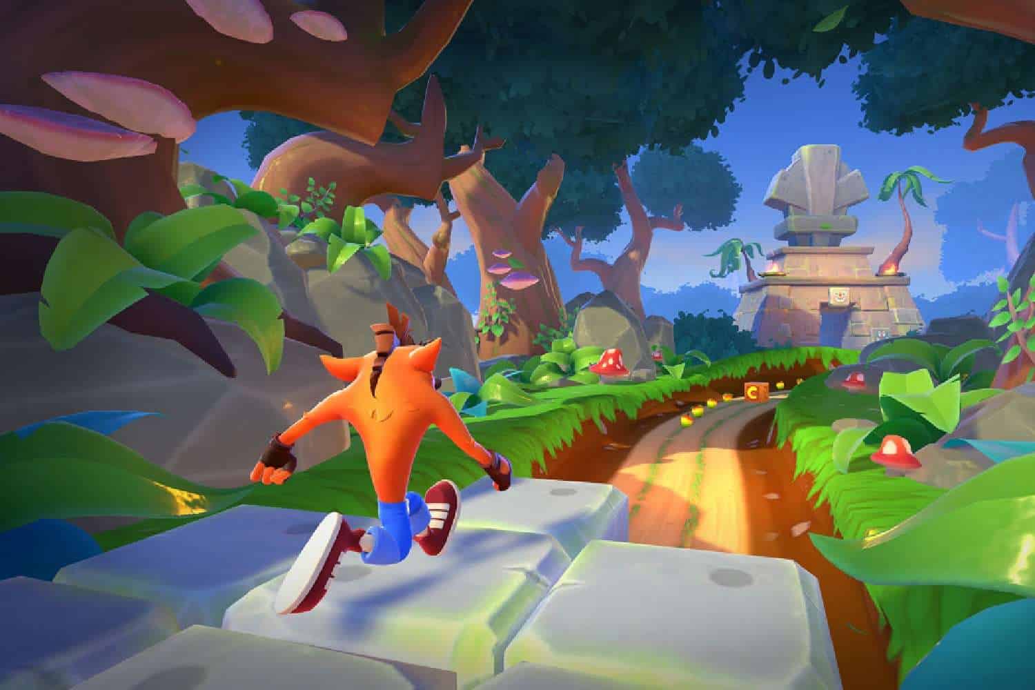 crash bandicoot on the run