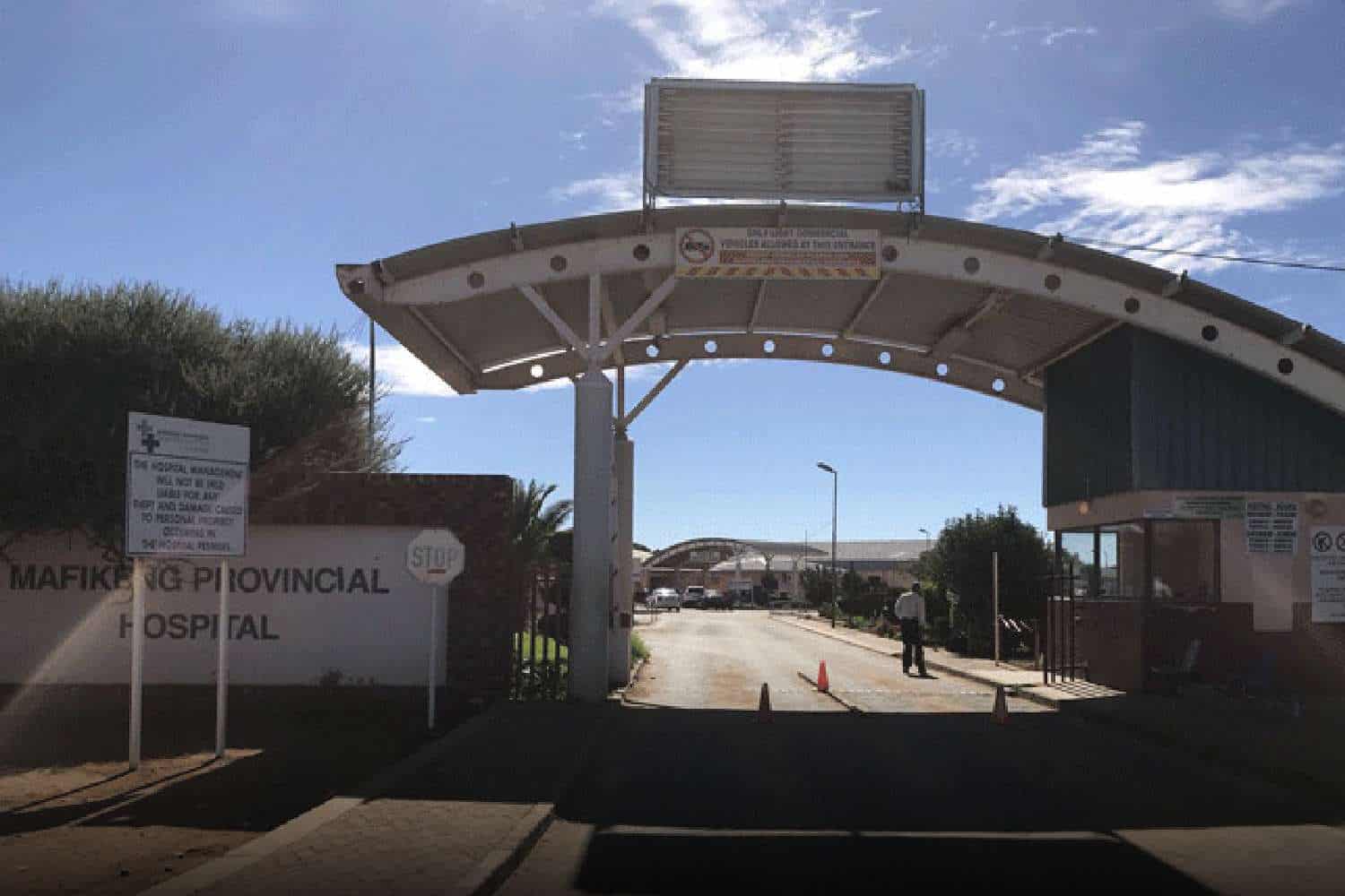 Mahikeng hospital babies cardboard boxes