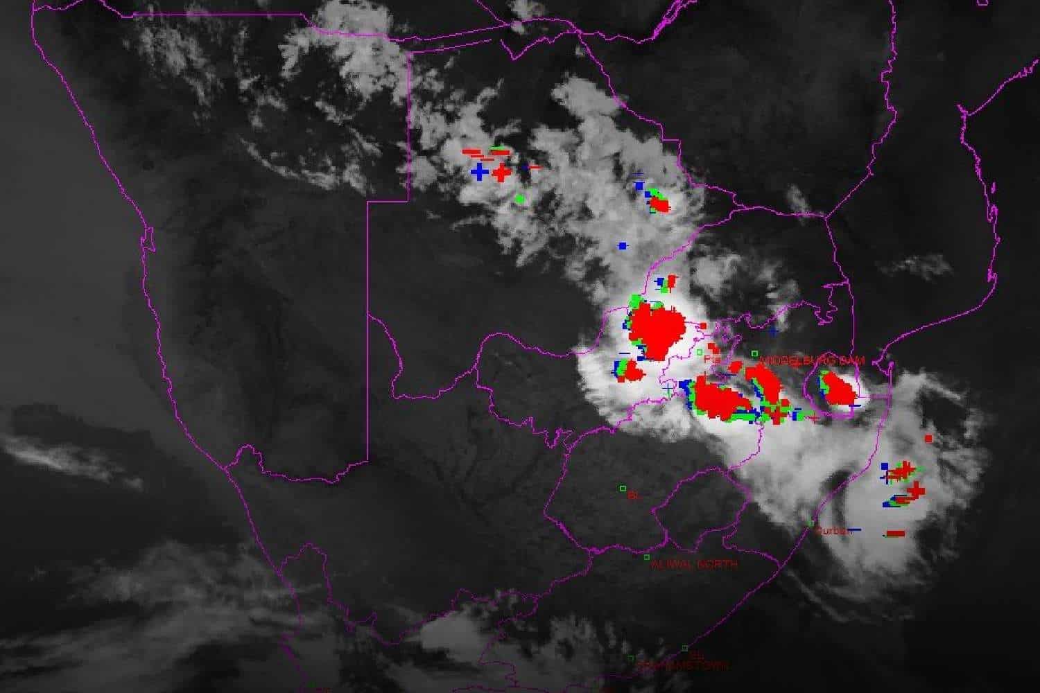 pretoria thunderstorms