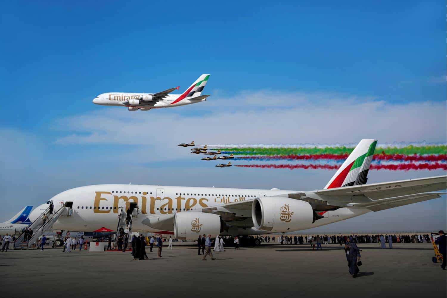 2023 Dubai airshow emirates airlines boeing