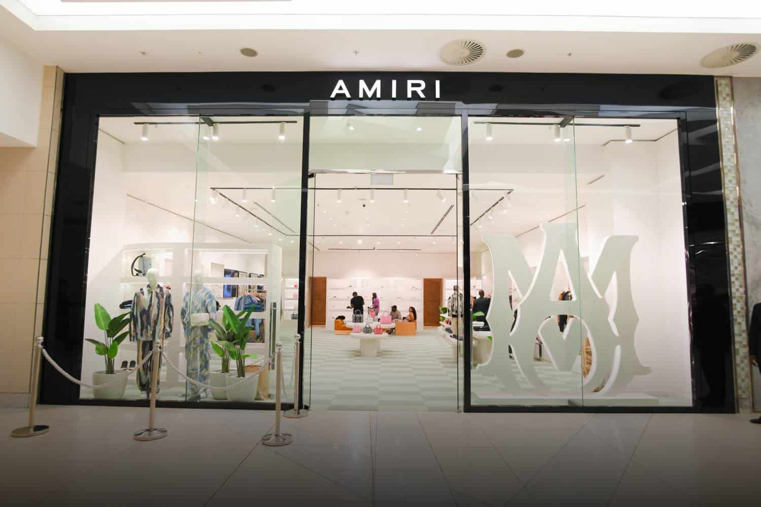Amiri south Africa store Sandton city mall