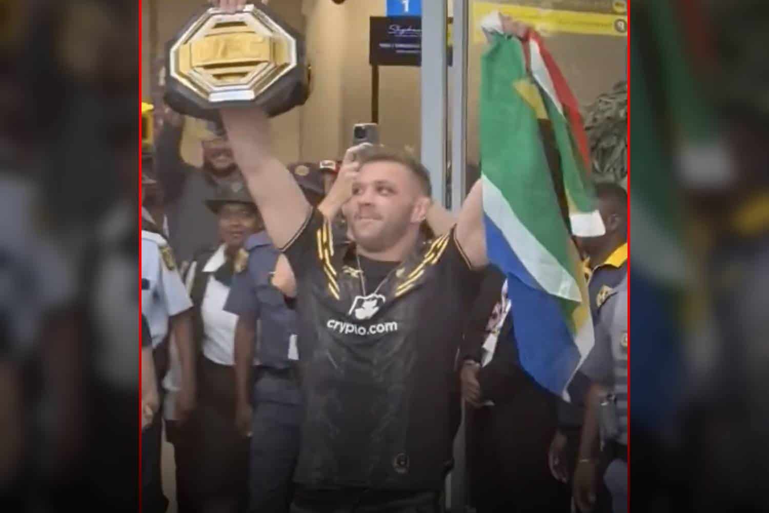 dricus du plessis homecoming or tambo video