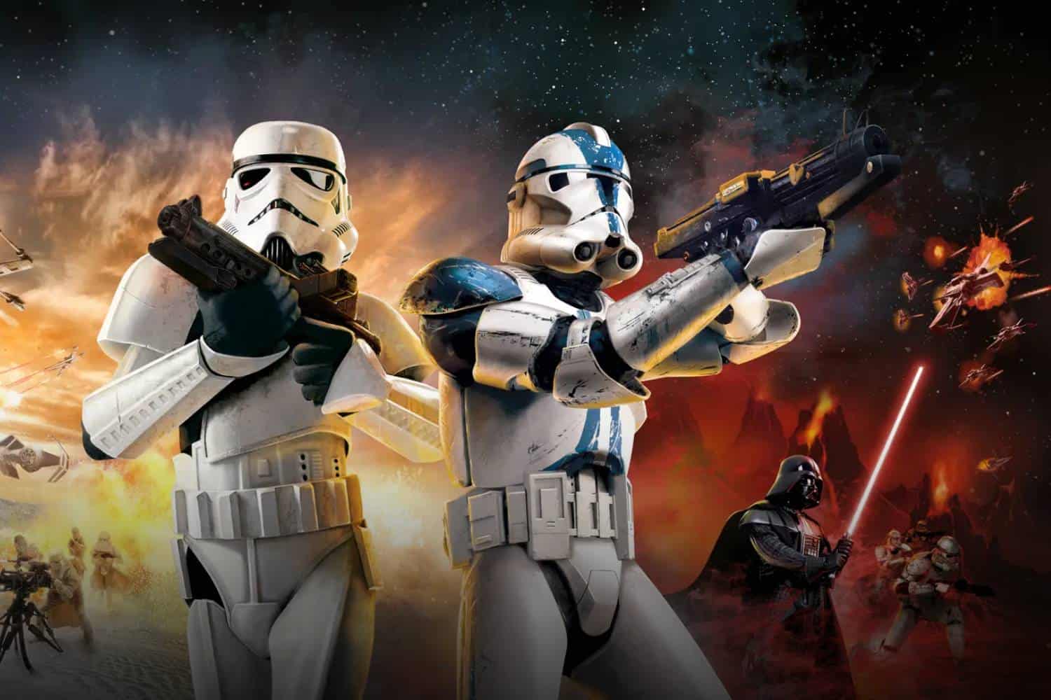 Star Wars battlefront classic features 64 player offline experience