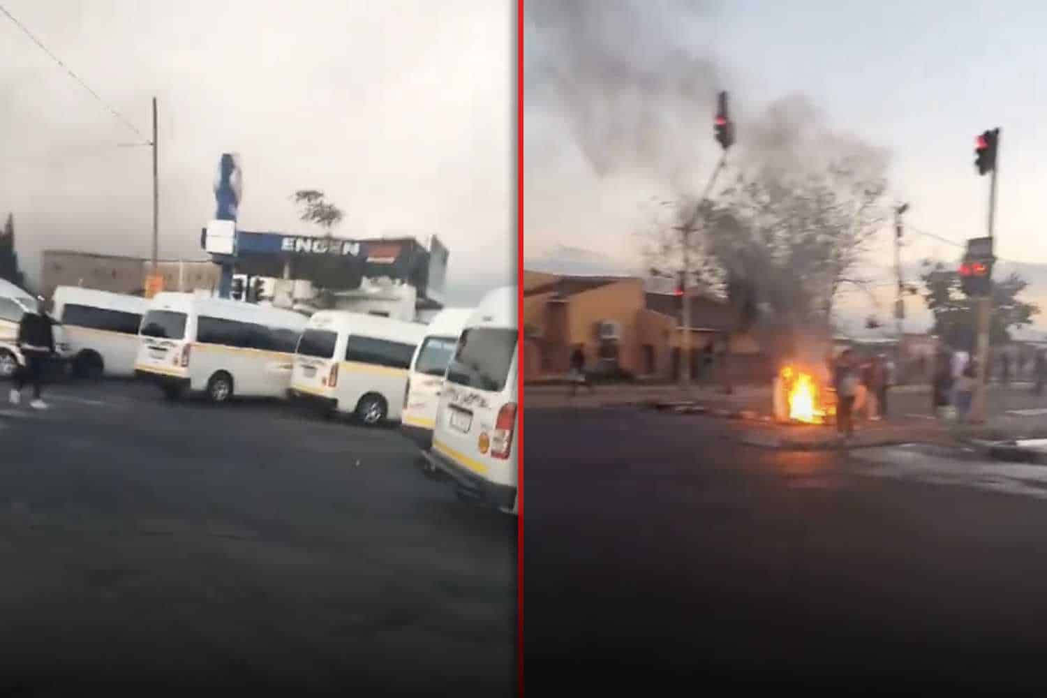 Soweto taxi shutdown
