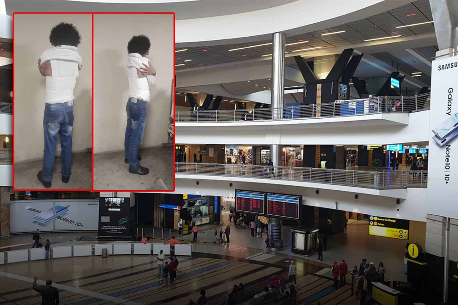 or tambo airport drug mule