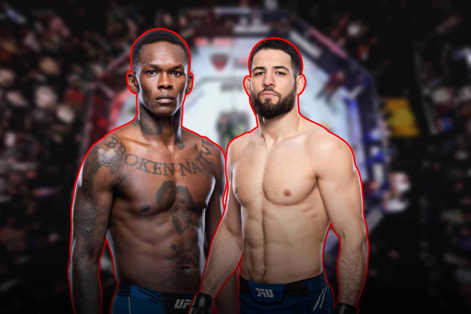 Israel adesanya Nassourdine Imavov