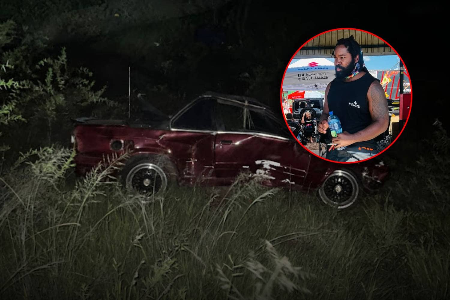 big zulu car accident