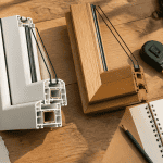 pvc ou bois pour les fenetres échantillons côte à côte