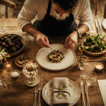 table dressée chef la belle assiette