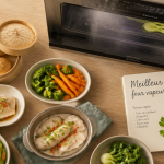 Meilleur four vapeur avec plats vapeur colorés