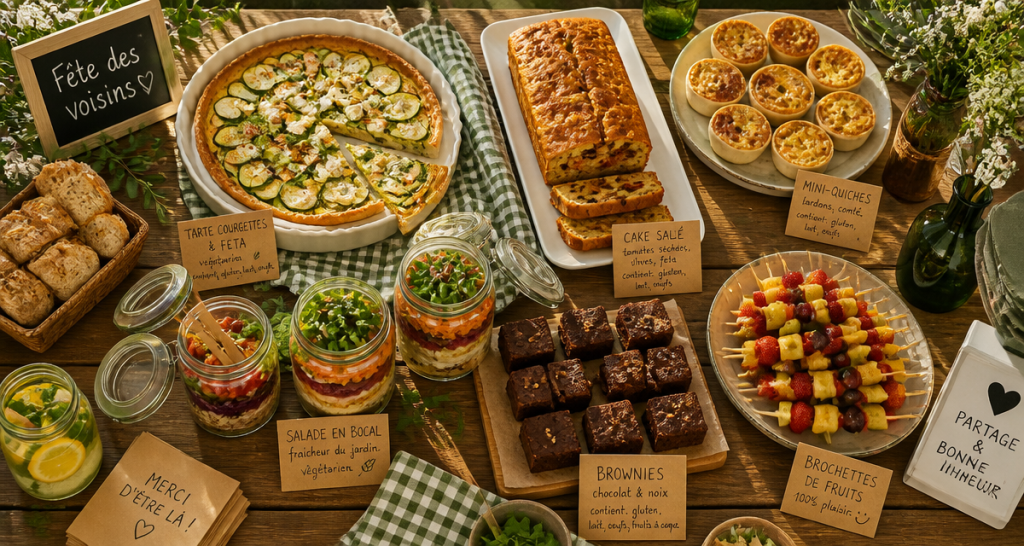 quel plat pour la fête des voisins table plats faits maison
