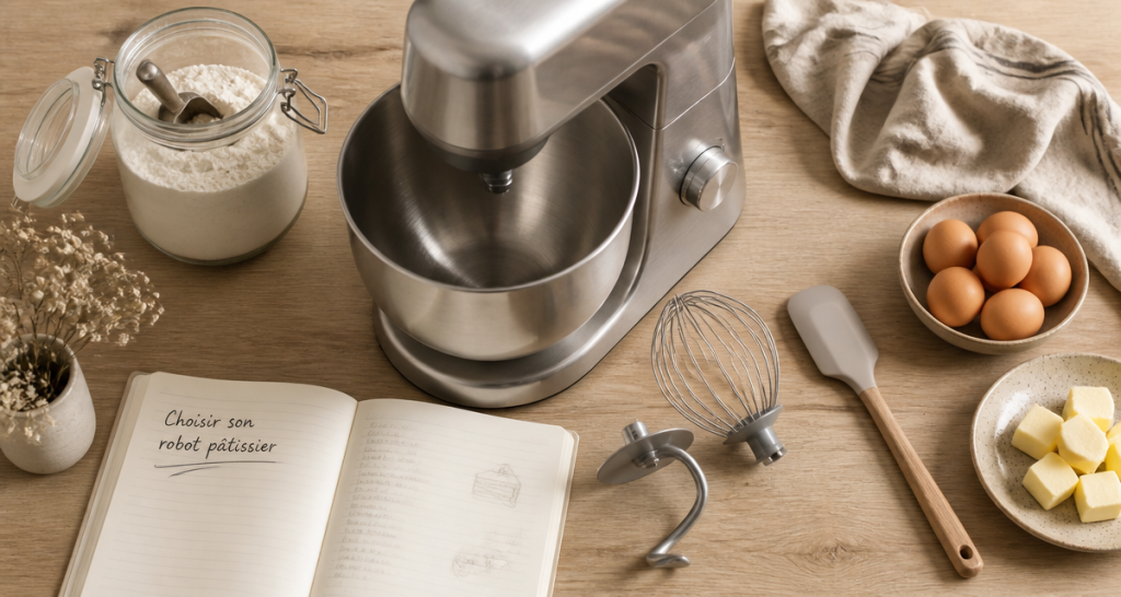 robot pâtissier comparatif accessoires et ingrédients