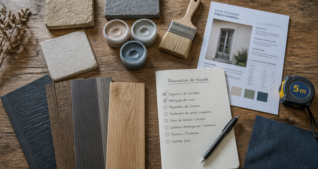 solutions rénover ou embellir façade matériaux checklist