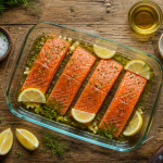 marinade pour le saumon avec citron aneth et huile