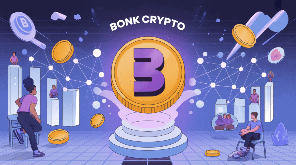 illustration bonk crypto solana