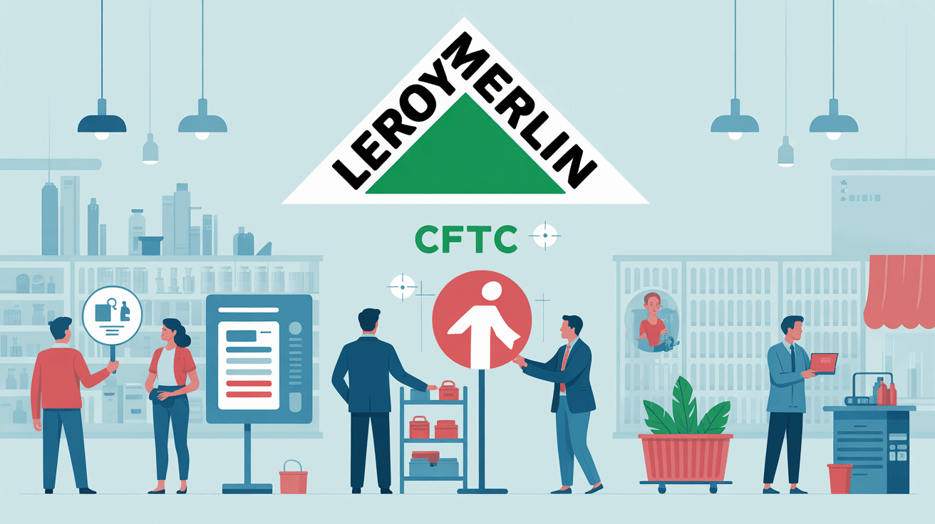 illustration du rôle cftc leroy merlin dans un magasin