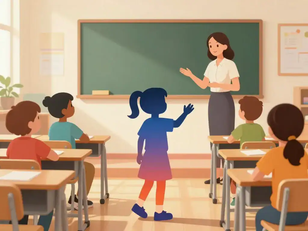 Changement d'établissement scolaire en cours d'année, enfant accueilli dans une nouvelle classe