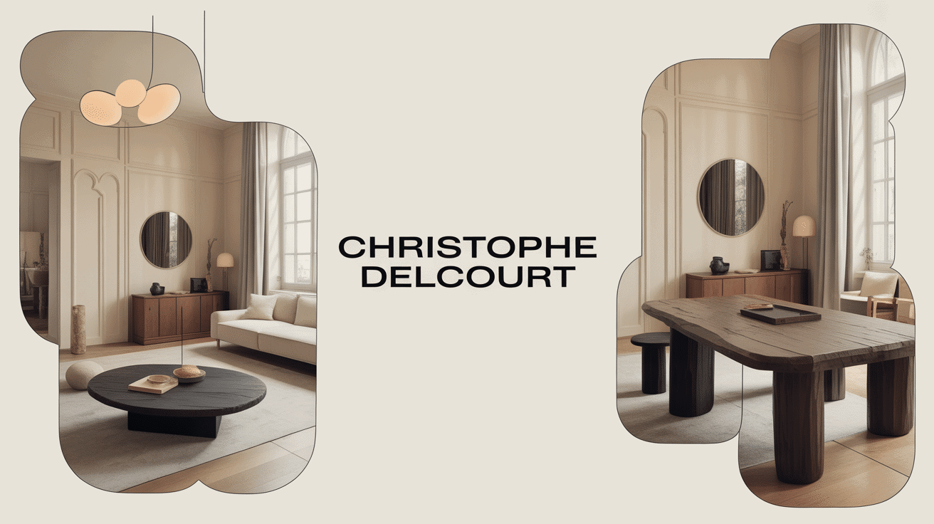 Portrait conceptuel meubles Christophe Delcourt sculptural