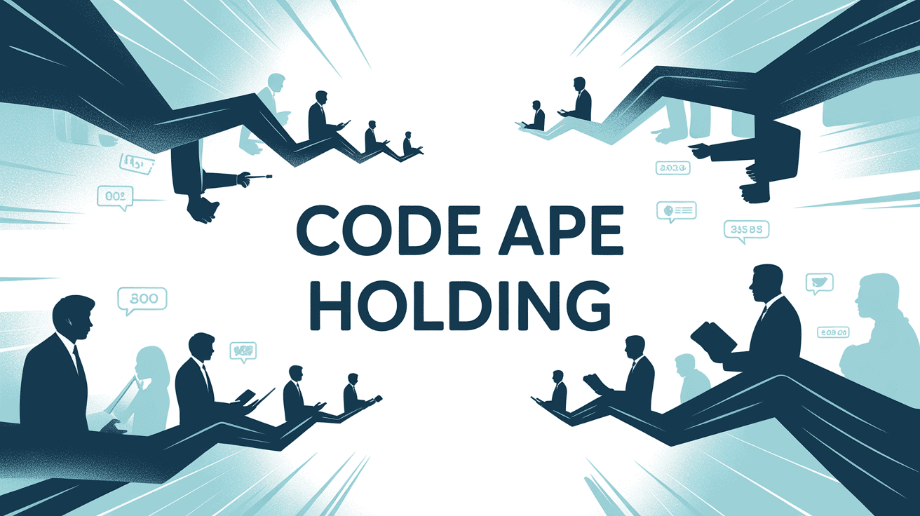 code ape holding illustration choix société