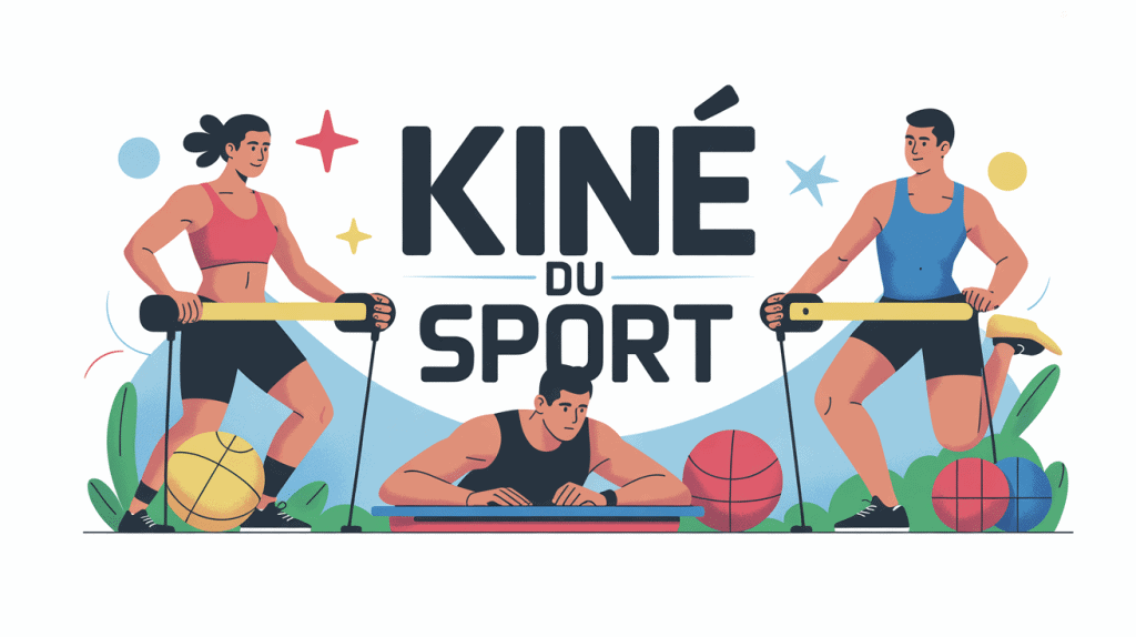comment devenir kiné du sport illustration dynamique France