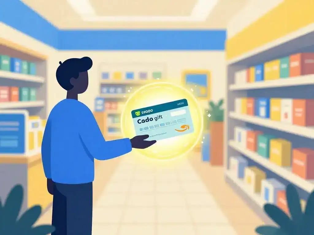 illustration échange chèque cadoc amazon