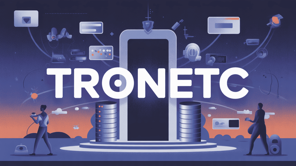illustration centrale tronetc concept mot-clé SEO