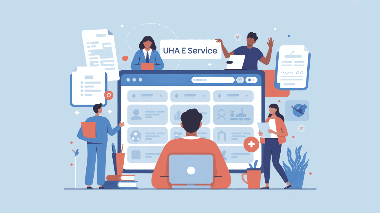 Illustration du portail uha e service pour démarches administratives