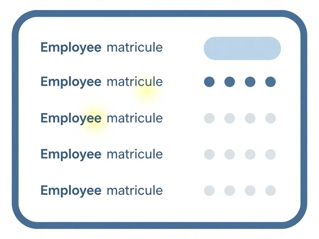 matricule fiche de paie exemple où trouver