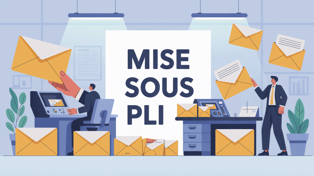 mise sous pli en entreprise automatisée et manuelle
