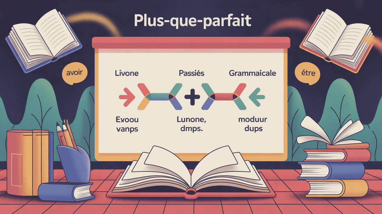 illustration plus que parfait avoir et etre chronologie