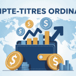 Qu'est ce qu'un compte titre illustration visuelle portefeuille et placements