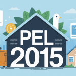 Illustration du taux du PEL en 2015, ambiance financière moderne