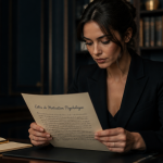 Lettre de motivation psychologue sur bureau élégant