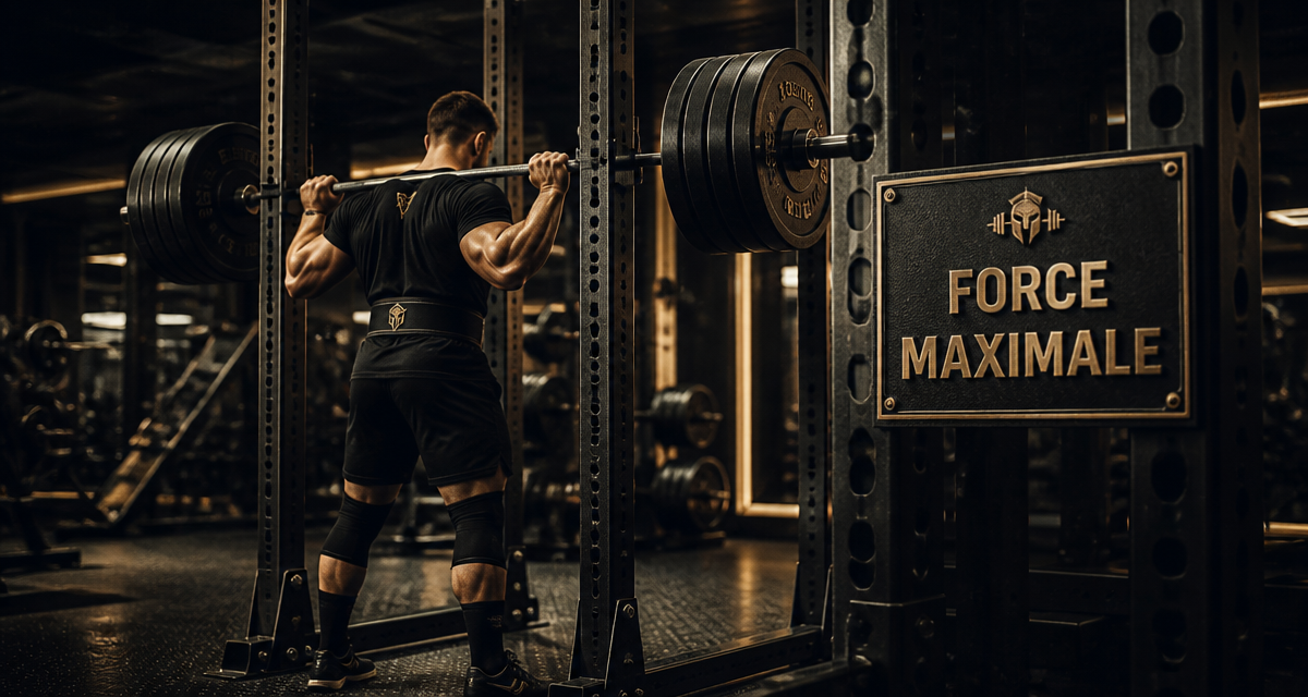 Musculation pour la force squat lourd